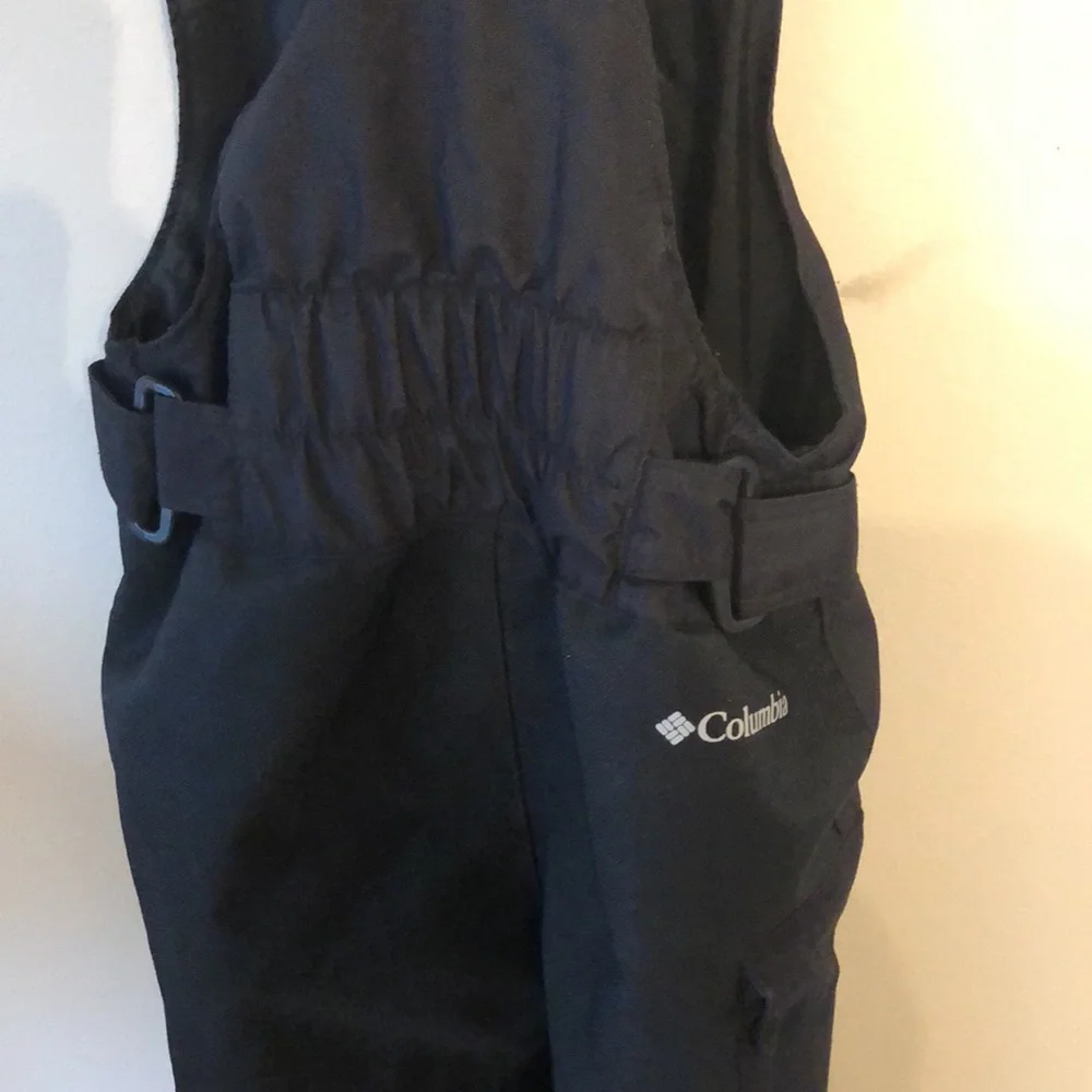 Columbia Omni Tech Snow Bib Pants Black Size 2T Adjustable Winter Ski Snow Pants